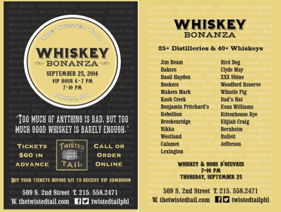 A Whiskey Bonanza at the Twisted Tail